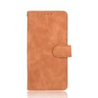For Nokia C1 Solid Color Skin Feel Magnetic Buckle Horizontal Flip Calf Texture PU Leather Case with Holder & Card Slots & Wallet(Brown) - 2
