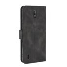 For Nokia C2 Solid Color Skin Feel Magnetic Buckle Horizontal Flip Calf Texture PU Leather Case with Holder & Card Slots & Wallet(Black) - 3