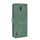 For Nokia C2 Solid Color Skin Feel Magnetic Buckle Horizontal Flip Calf Texture PU Leather Case with Holder & Card Slots & Wallet(Green) - 3