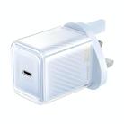 REMAX RP-U91 Jiltry Series 30W PD+QC Type-C GaN Multi-compatible Fast Charger, Plug:UK Plug(Purple) - 1