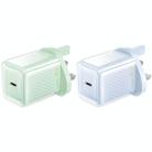 REMAX RP-U91 Jiltry Series 30W PD+QC Type-C GaN Multi-compatible Fast Charger, Plug:UK Plug(Purple) - 2