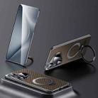 For Huawei Pura 70 SULADA Kevlar Texture MagSafe Magnetic Holder Phone Case(Brown) - 1