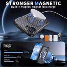 For iPhone 17 Honeycomb Cooling MagSafe Holder Phone Case(Black) - 2