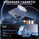 For iPhone 17 Honeycomb Cooling MagSafe Holder Phone Case(Blue) - 2