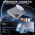 For iPhone 17 Honeycomb Cooling MagSafe Holder Phone Case(Titanium Grey) - 2