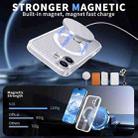 For iPhone 17 Honeycomb Cooling MagSafe Holder Phone Case(Frosted Transparent) - 2