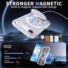 For iPhone 17 Air Honeycomb Cooling MagSafe Holder Phone Case(Frosted Transparent) - 2