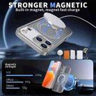 For iPhone 17 Pro Max Honeycomb Cooling MagSafe Holder Phone Case(Titanium Grey) - 2