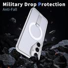 For Samsung Galaxy S25+ 5G / S24+ 5G Honeycomb Cooling MagSafe Holder Phone Case(FrostedTransparent) - 3