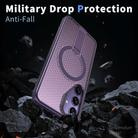 For Samsung Galaxy S25+ 5G / S24+ 5G Honeycomb Cooling MagSafe Holder Phone Case(Purple) - 3
