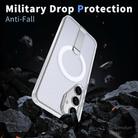 For Samsung Galaxy S25 Ultra 5G Honeycomb Cooling MagSafe Holder Phone Case(FrostedTransparent) - 3