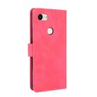 For Google Pixel 3 Solid Color Skin Feel Magnetic Buckle Horizontal Flip Calf Texture PU Leather Case with Holder & Card Slots & Wallet(Rose Red) - 3