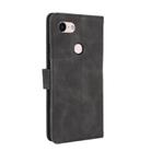 For Google Pixel 3 XL Solid Color Skin Feel Magnetic Buckle Horizontal Flip Calf Texture PU Leather Case with Holder & Card Slots & Wallet(Black) - 3