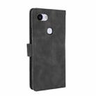 For Google Pixel 3a XL Solid Color Skin Feel Magnetic Buckle Horizontal Flip Calf Texture PU Leather Case with Holder & Card Slots & Wallet(Black) - 3