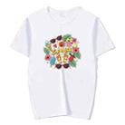 Summer Printed Round Neck Modal Short Sleeve T-shirt Print On Your Demand, Size:XL(White) - 1