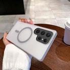 For Samsung Galaxy S24 Ultra 5G Ice Fog MagSafe PC Phone Case(Titanium Grey) - 1