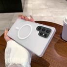 For Samsung Galaxy S25 Ultra 5G Ice Fog MagSafe PC Phone Case(White) - 1