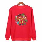Summer Printed Casual Loose Round Neck Sweatshirt Print On Your Demand, Size:L(Red) - 1