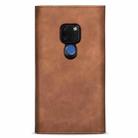 For Huawei Mate 20 Skin Feel Zipper Horizontal Flip Leather Case with Holder & Card Slots & Photo Frame & Lanyard & Long Rope(Brown) - 3