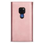 For Huawei Mate 20 Skin Feel Zipper Horizontal Flip Leather Case with Holder & Card Slots & Photo Frame & Lanyard & Long Rope(Rose Gold) - 3