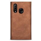 For Huawei P30 Lite Skin Feel Zipper Horizontal Flip Leather Case with Holder & Card Slots & Photo Frame & Lanyard & Long Rope(Brown) - 3