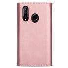 For Huawei P30 Lite Skin Feel Zipper Horizontal Flip Leather Case with Holder & Card Slots & Photo Frame & Lanyard & Long Rope(Rose Gold) - 2