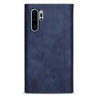 For Huawei P30 Pro Skin Feel Zipper Horizontal Flip Leather Case with Holder & Card Slots & Photo Frame & Lanyard & Long Rope(Blue) - 3