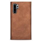 For Huawei P30 Pro Skin Feel Zipper Horizontal Flip Leather Case with Holder & Card Slots & Photo Frame & Lanyard & Long Rope(Brown) - 3