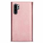 For Huawei P30 Pro Skin Feel Zipper Horizontal Flip Leather Case with Holder & Card Slots & Photo Frame & Lanyard & Long Rope(Rose Gold) - 3