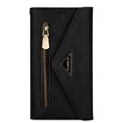 For Huawei P40 Skin Feel Zipper Horizontal Flip Leather Case with Holder & Card Slots & Photo Frame & Lanyard & Long Rope(Black) - 2