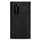 For Huawei P40 Pro Skin Feel Zipper Horizontal Flip Leather Case with Holder & Card Slots & Photo Frame & Lanyard & Long Rope(Black) - 3