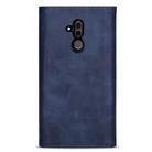 For Huawei Mate 20 Lite / Maimang 7 Skin Feel Zipper Horizontal Flip Leather Case with Holder & Card Slots & Photo Frame & Lanyard & Long Rope(Blue) - 3