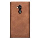 For Huawei Mate 20 Lite / Maimang 7 Skin Feel Zipper Horizontal Flip Leather Case with Holder & Card Slots & Photo Frame & Lanyard & Long Rope(Brown) - 3