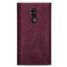 For Huawei Mate 20 Lite / Maimang 7 Skin Feel Zipper Horizontal Flip Leather Case with Holder & Card Slots & Photo Frame & Lanyard & Long Rope(Wine Red) - 3