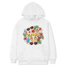 Summer Printed Fleece Hooded Sweatshirt Print On Your Demand, Size:S(White) - 1