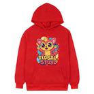 Red Elf Printed Fleece Hooded Sweatshirt Print On Your Demand, Size:XXXL(Red) - 1
