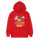 JOY CUSTOM Printed Fleece Hooded Sweatshirt Print On Your Demand, Size:XXL(Red) - 1