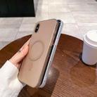 For iPhone XS Max Ice Fog MagSafe PC Phone Case(White) - 2