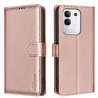 For vivo Y29 4G Litchi Texture RFID Anti-theft Leather Phone Case(Gold) - 1