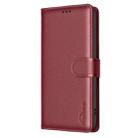For vivo Y39 5G Litchi Texture RFID Anti-theft Leather Phone Case(Red) - 2