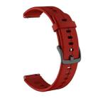 For Huawei TalkBand B6 Silicone Watch Band(Dark Red) - 1