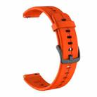 For Huawei TalkBand B6 Silicone Watch Band(Orange) - 1