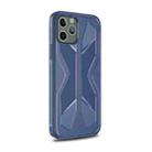 For iPhone 12 Pro Max Butterfly Shadow Shockproof Full Coverage TPU Soft Case(Navy Blue) - 1