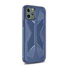 For iPhone 12 / 12 Pro Butterfly Shadow Shockproof Full Coverage TPU Soft Case(Navy Blue) - 1