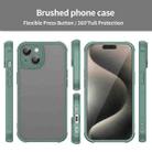 For iPhone 15 Pro Max Fan Dun Series TPU Hybrid PC Frosted Phone Case(Green) - 2
