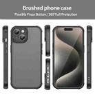 For iPhone 14 Pro Fan Dun Series TPU Hybrid PC Frosted Phone Case(Black) - 2