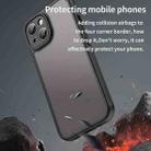 For iPhone 14 Pro Fan Dun Series TPU Hybrid PC Frosted Phone Case(Black) - 3
