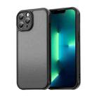 For iPhone 13 Pro Max Fan Dun Series TPU Hybrid PC Frosted Phone Case(Black) - 1