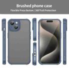 For iPhone 13 Pro Fan Dun Series TPU Hybrid PC Frosted Phone Case(Blue) - 2