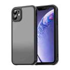 For iPhone 11 Fan Dun Series TPU Hybrid PC Frosted Phone Case(Black) - 1